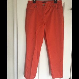 E39 By Eric Orange Cropped Pants